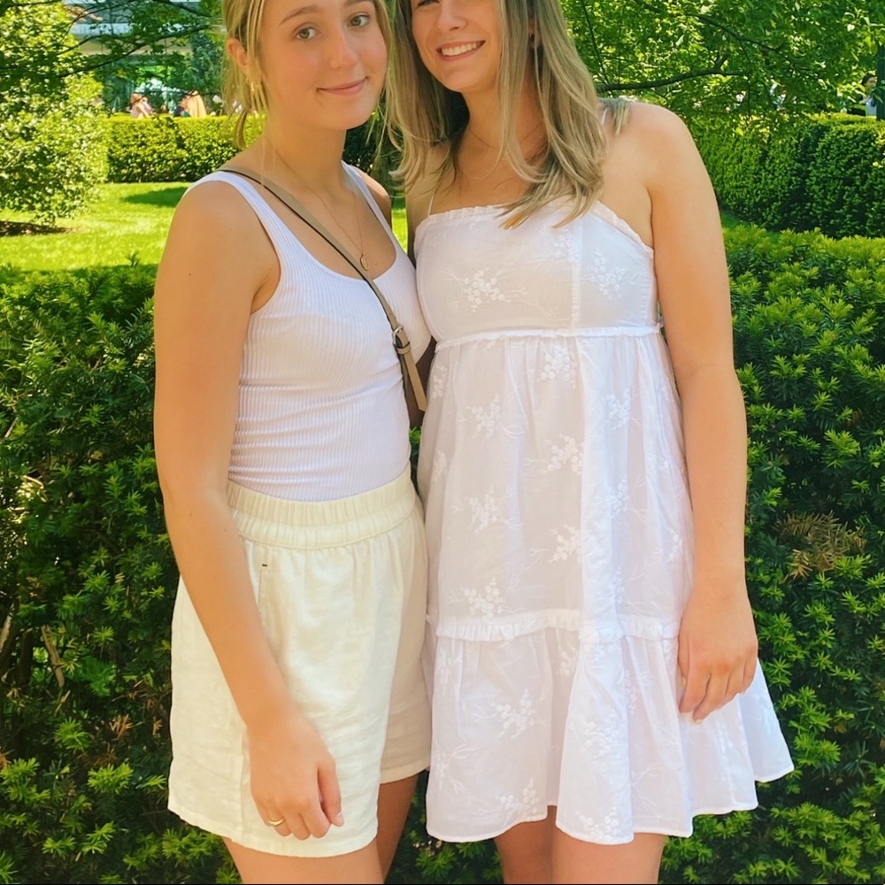 Ribbed Off-White Tank